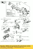 260310833, Kawasaki, harnais, principal zx1000faf kawasaki zx 1000 2010, Nouveau