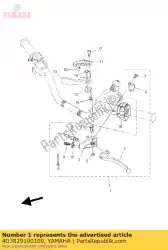 Qui puoi ordinare supporto leva (sinistra) da Yamaha , con numero parte 4D3829100100: