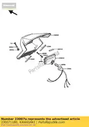 Aqui você pode pedir o lente-comp, lâmpada principal kdx200-c2 em Kawasaki , com o número da peça 230071180: