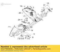 653796000C, Piaggio Group, Ruota di apertura piaggio x 125 250 300 2008 2009, Nuovo