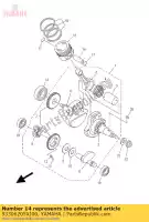 93306205XJ00, Yamaha, bearing yamaha  xt yb ybr 125 2005 2006 2007 2008 2009 2010 2012 2014 2017 2018 2019 2020 2021, New