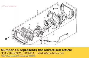 honda 33171MS6921 nessuna descrizione disponibile - Il fondo