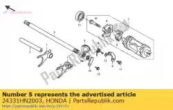 Here you can order the no description available at the moment from Honda, with part number 24331HN2003: