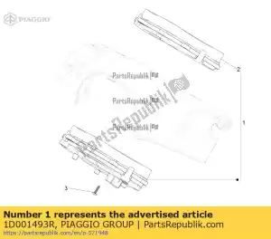 Piaggio Group 1D001493R grupa instrumentów cyfrowych - Dół