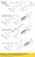 59005082000, KTM, demper exc sparky rac. 20 ktm exc mxc sx sxs 250 400 450 520 525 540 2000 2001 2002 2003, Nieuw