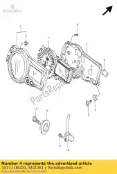 Ici, vous pouvez commander le boîtier, compteur de vitesse auprès de Suzuki , avec le numéro de pièce 3411118G00: