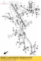 3GMW25875000, Yamaha, hoofdcilinder subeenheid yamaha fzr yzf xv trx yzfr yzfsp fzrr virago 1000 750 600 535 850, Nieuw