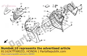 honda 81162KTF980ZD nenhuma descrição disponível no momento - Lado inferior