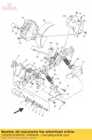 1XDE81690000, Yamaha, Arm, shift 2 yamaha  yxc yxm 700 2014 2015 2016 2017 2018 2019 2020 2021, New