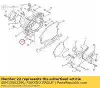 00M12502290, Piaggio Group, Bout. flens (3fw) derbi gilera gpr sc 125 2004 2006 2007 2008 2009 2010 2011 2012 2013 2014 2015, Nieuw