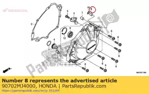 Honda 90702MJ4000 cheville, 10x10 - La partie au fond