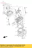 5BE111331000, Yamaha, gids, inlaatklep yamaha wr yz 400 426 1998 1999 2000 2001 2002, Nieuw