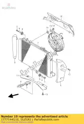 Aqui você pode pedir o escudo, radiador em Suzuki , com o número da peça 1777144G10: