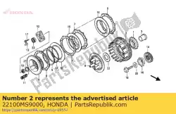 Tutaj możesz zamówić brak dost? Pnego opisu od Honda , z numerem części 22100MS9000: