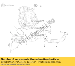 Aprilia CM001922, Collier de serrage, OEM: Aprilia CM001922