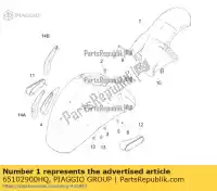 65102900HQ, Piaggio Group, vorderradkotfl? el     , Nuovo