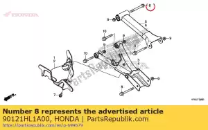 honda 90121HL1A00 bout, flens, 10x110 - Onderkant