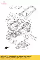 1S3213160000, Yamaha, resta, motore 3 yamaha yfm 700 2006 2007, Nuovo