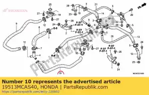 Honda 19513MCAS40 tubo c, acqua - Il fondo