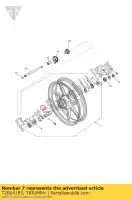 T2004185, Triumph, distanziale interno triumph bonneville from vin 380777 & se bonneville from vin 380777/ se 865 2007 2008 2009 2010, Nuovo