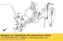Aquí puede pedir tapa, cubierta del mango * nh1 * (nh1 negro) de Honda , con el número de pieza 53206HM8000ZA:
