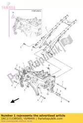 Aqui você pode pedir o frame comp. Em Yamaha , com o número da peça 1RC211108000: