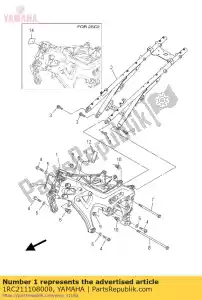 yamaha 1RC211108000 frame comp. - Lado inferior