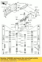 440330028, Kawasaki, copertura forcella, interno, rh kawasaki vn classic a d mean streak b tourer  vn1600 1600 , Nuovo