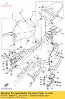 B04F474W00P0, Yamaha, Assist, greep 2 yamaha  mt 320 660 2016 2017 2018 2019, Nieuw