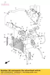 Ici, vous pouvez commander le tuyau 6 auprès de Yamaha , avec le numéro de pièce 39P125890000: