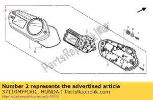 Honda 37110MFFD01 zestaw mierników, pr?dko?? i obrotomierz - Dół