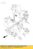 1226037F20, Suzuki, crankshaft comp suzuki rm  rm250 250 , New