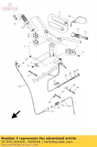 yamaha 3C7F61264000 manico dello stelo - Il fondo