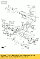 13151S002, Kawasaki, switch-comp ksf400-a1 kawasaki kfx 400 2004 2005 2006, Nuovo