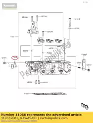 Qui puoi ordinare 01 parentesi da Kawasaki , con numero parte 110567081: