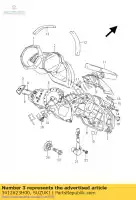 3412623H00, Suzuki, copertina suzuki gsx 1300 2008 2009 2010, Nuovo