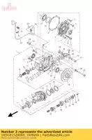 1XDG61520000, Yamaha, huisvesting, lager yamaha  yxc yxe yxm 700 850 2014 2015 2016 2017 2018 2019 2020 2021, Nieuw