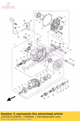 Qui puoi ordinare alloggiamento, cuscinetto da Yamaha , con numero parte 1XDG61520000: