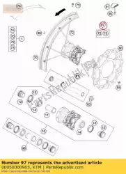 Qui puoi ordinare kit raggi anteriore '17 da KTM , con numero parte 00050000965: