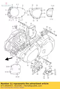 Suzuki 0713006457 bullone - Il fondo