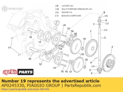 Aprilia AP0245330, Circlip 10x1, OEM: Aprilia AP0245330