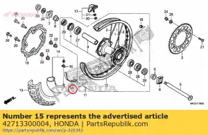 Honda 42713300004 klapa, opona (dunlop) (1.85 - Dół