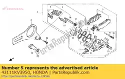 geen beschrijving beschikbaar op dit moment van Honda, met onderdeel nummer 43111KV3950, bestel je hier online: