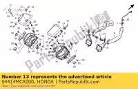 64414MCA000, Honda, botão, l. capa de bolso o honda gl goldwing a  gold wing deluxe abs 8a gl1800a gl1800 airbag 1800 , Novo