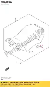 suzuki 4514931G10 amortiguar - Lado inferior