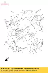 Qui puoi ordinare talpa, coperchio laterale 1 shr da Yamaha , con numero parte 5RWF171L000M: