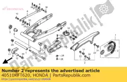 Here you can order the no description available at the moment from Honda, with part number 40510KFT620: