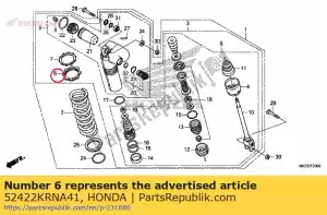 honda 52422KRNA41 regelaar, veer - Onderkant