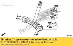 Tutaj możesz zamówić ? O? Ysko, rura g? Owicy (ntn) od Honda , z numerem części 91016MR7003: