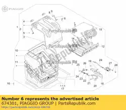 Here you can order the spring from Piaggio Group, with part number 674301: